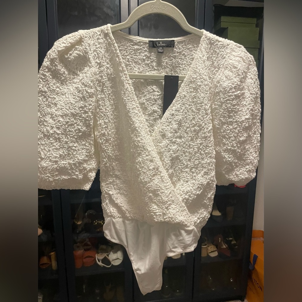 Lulus White bodysuit - XS - NWT